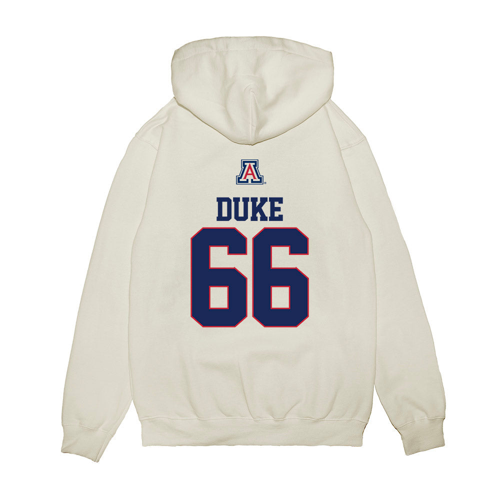 Arizona - NCAA Softball : Addison Duke - USA Premium Hooded Sweatshirt-1