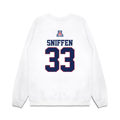 Arizona - NCAA Softball : Jenna Sniffen - USA Premium Crewneck Sweatshirt-1