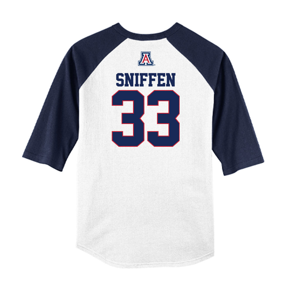 Arizona - NCAA Softball : Jenna Sniffen - USA Raglan Shirt-1