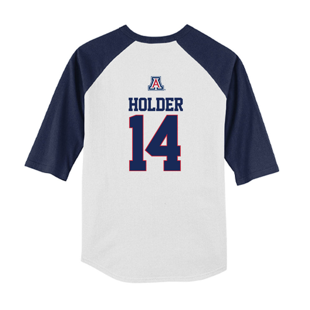 Arizona - NCAA Softball : Rylie Holder - USA Youth Raglan T-Shirt-1