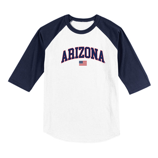Arizona - NCAA Softball : Grace Jenkins - USA Raglan Shirt-0