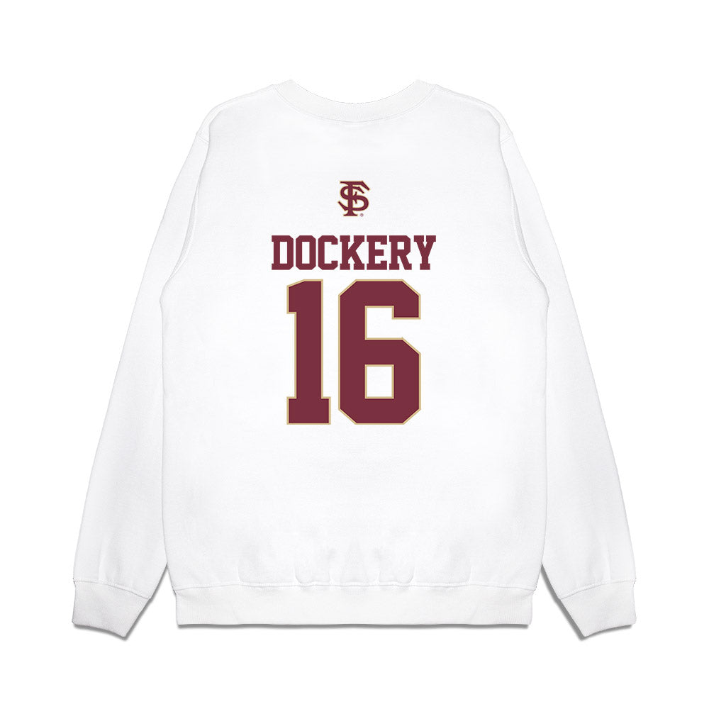 FSU - NCAA Softball : Averi Dockery - USA Premium Crewneck Sweatshirt-1
