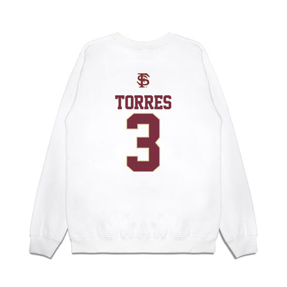 FSU - NCAA Softball : Isabella Torres - USA Premium Crewneck Sweatshirt-1