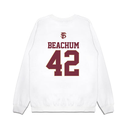 FSU - NCAA Softball : Jaysoni Beachum - USA Premium Crewneck Sweatshirt-1