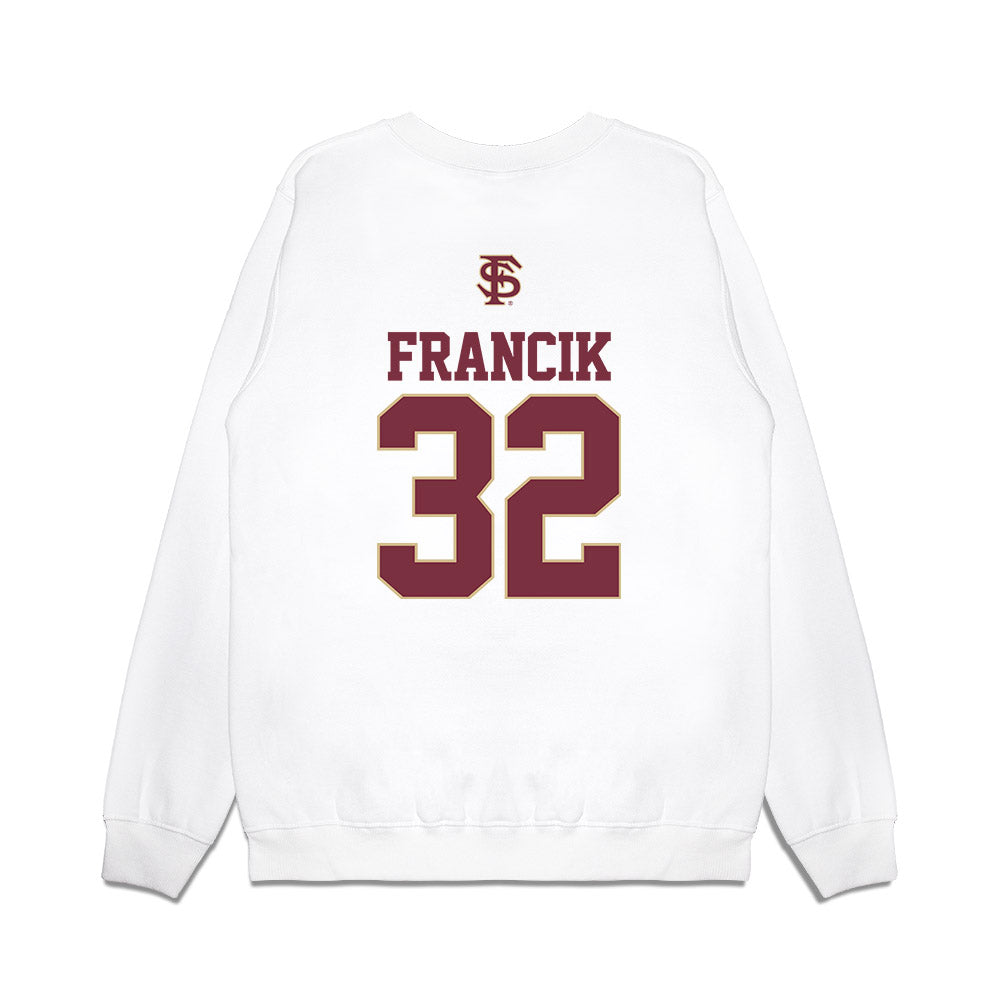 FSU - NCAA Softball : Jazzy Francik - USA Premium Crewneck Sweatshirt-1