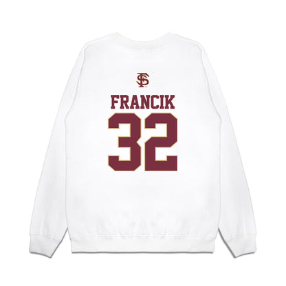 FSU - NCAA Softball : Jazzy Francik - USA Premium Crewneck Sweatshirt-1