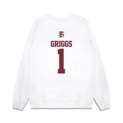 FSU - NCAA Softball : Hayley Griggs - USA Premium Crewneck Sweatshirt-1
