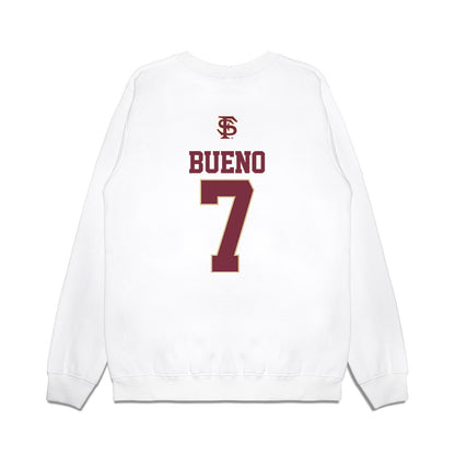FSU - NCAA Softball : Angelee Bueno - USA Premium Crewneck Sweatshirt-1