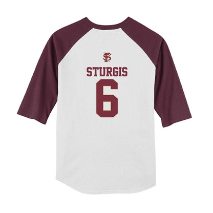 FSU - NCAA Softball : Makenna Sturgis - USA Youth Raglan T-Shirt-1