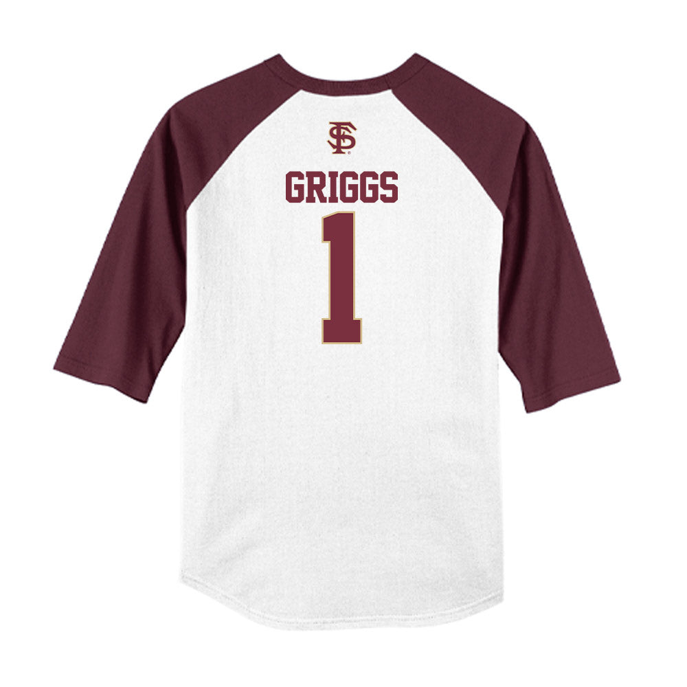 FSU - NCAA Softball : Hayley Griggs - USA Raglan Shirt-1