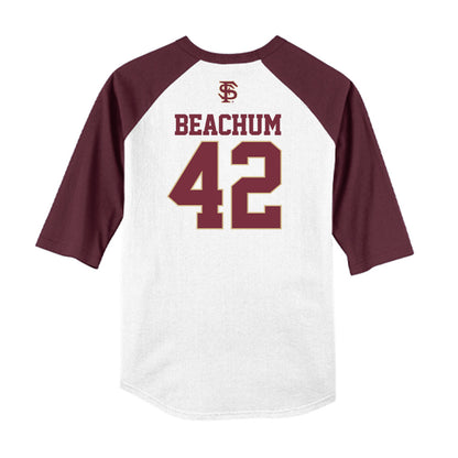 FSU - NCAA Softball : Jaysoni Beachum - USA Raglan Shirt-1