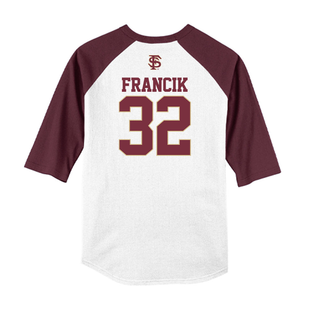 FSU - NCAA Softball : Jazzy Francik - USA Raglan Shirt-1