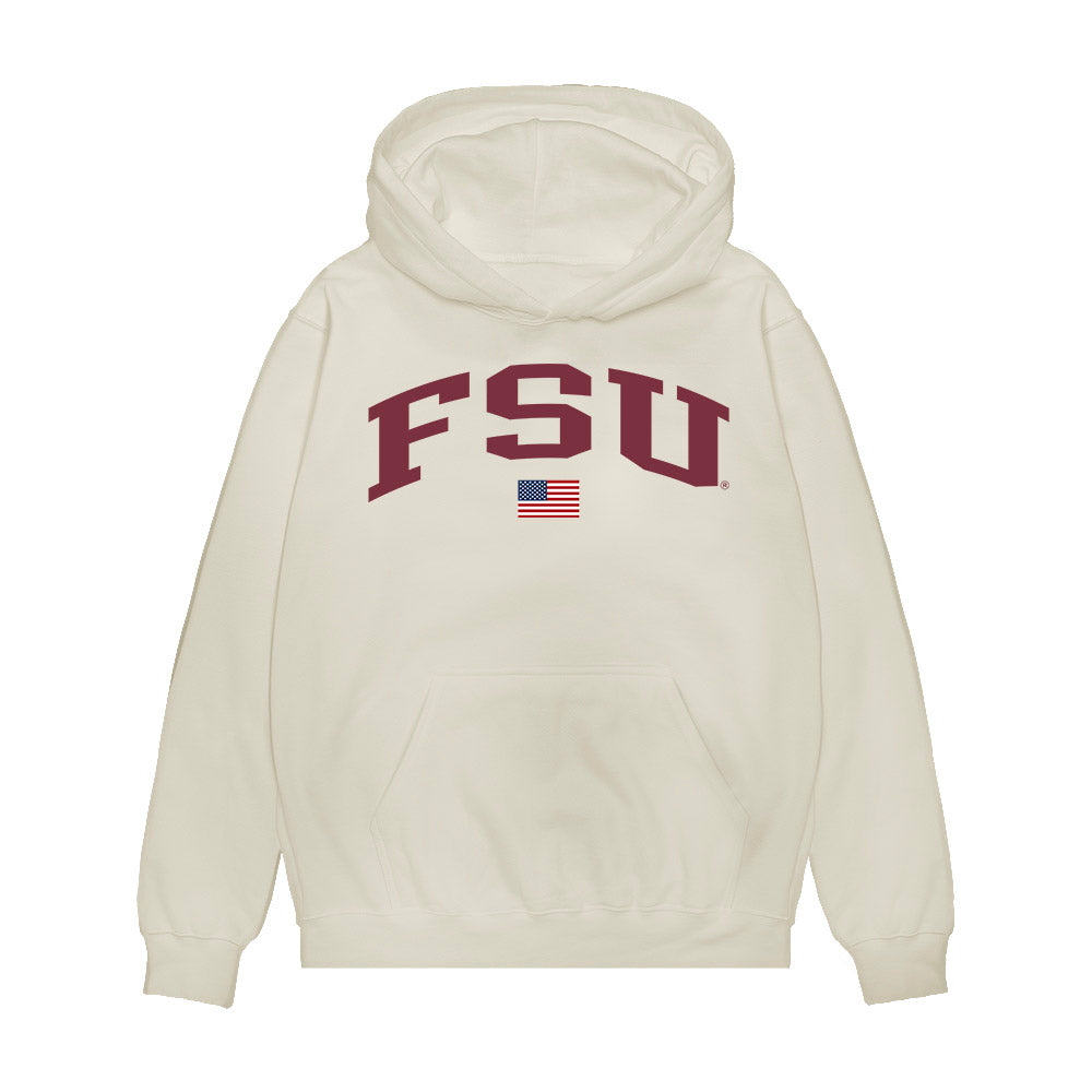 FSU - NCAA Softball : Averi Dockery - USA Premium Hooded Sweatshirt-0