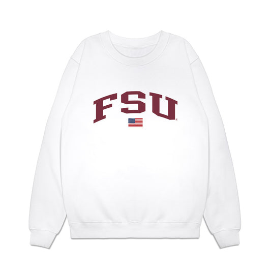 FSU - NCAA Softball : Addie DeLong - USA Premium Crewneck Sweatshirt-0