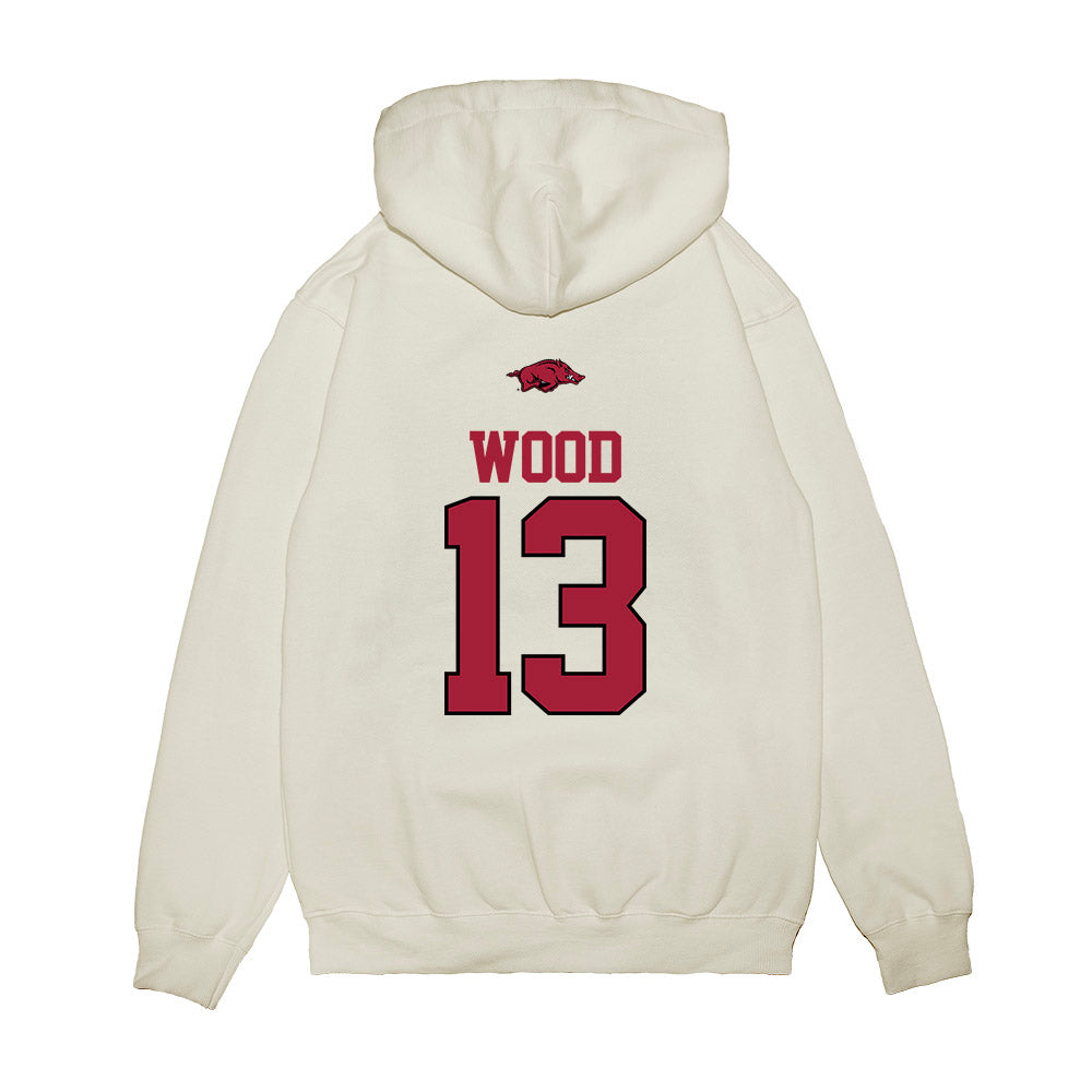 Arkansas - NCAA Softball : Kasey Wood - USA Premium Hooded Sweatshirt-1
