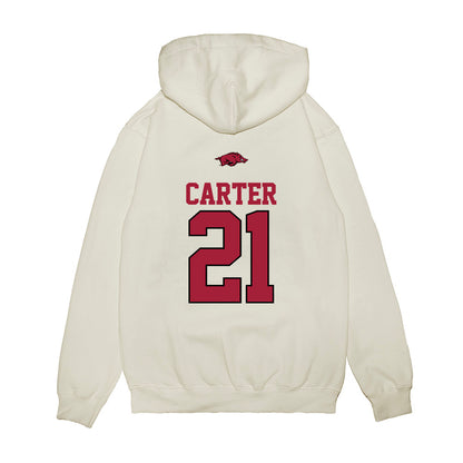 Arkansas - NCAA Softball : Ava Carter - USA Premium Hooded Sweatshirt-1