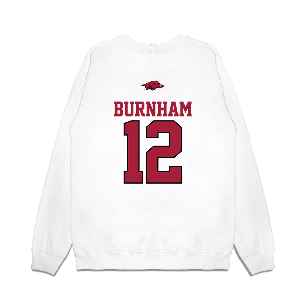Arkansas - NCAA Softball : Payton Burnham - USA Premium Crewneck Sweatshirt-1