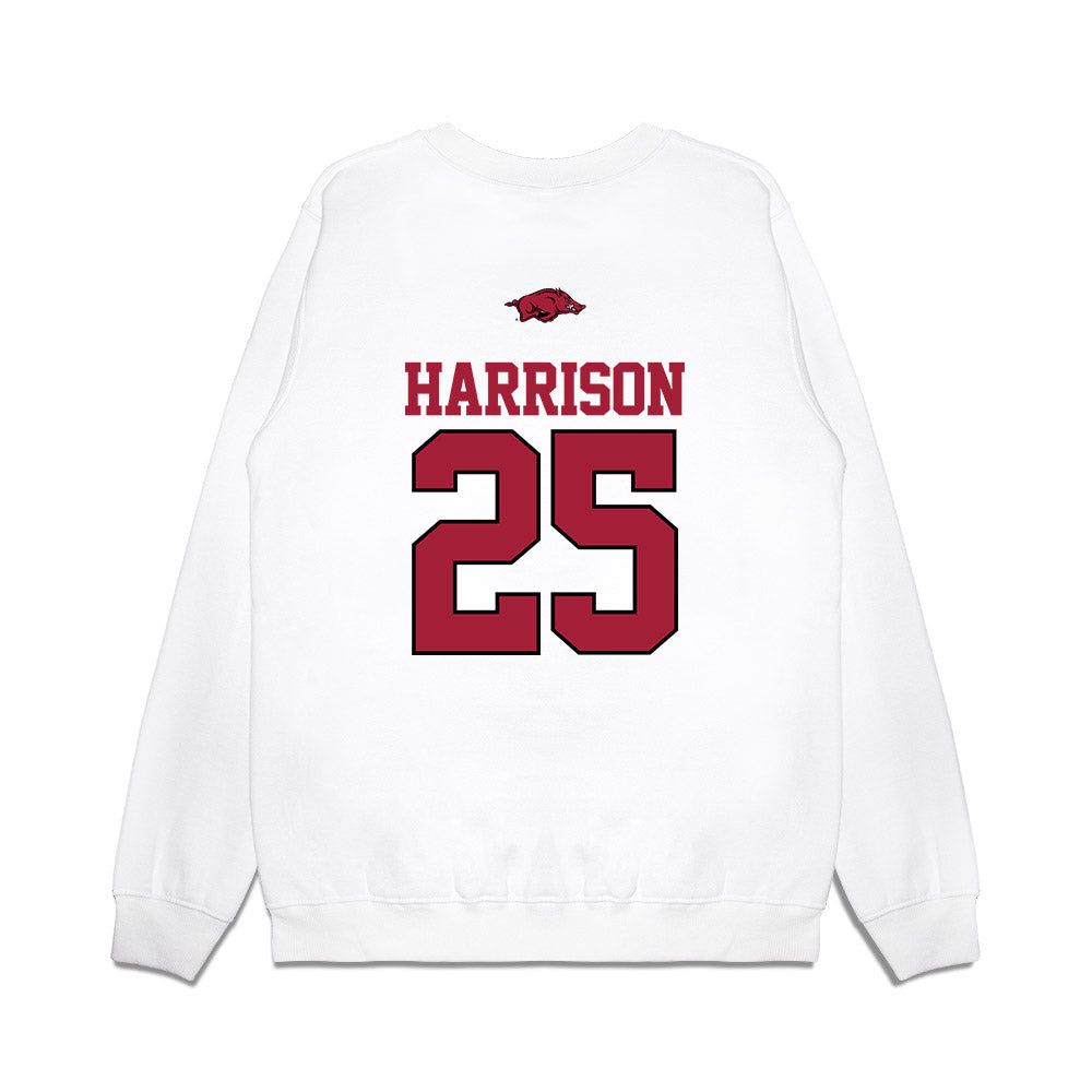 Arkansas - NCAA Softball : Cameryn Harrison - USA Premium Crewneck Sweatshirt-1