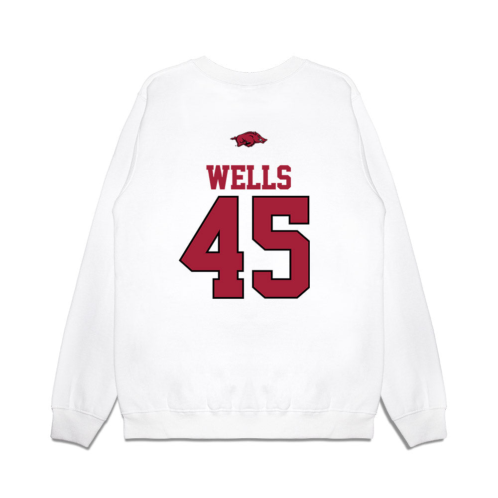 Arkansas - NCAA Softball : Jayden Wells - USA Premium Crewneck Sweatshirt-1