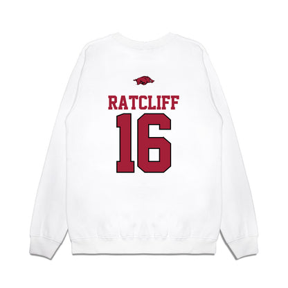 Arkansas - NCAA Softball : Carlee Ratcliff - USA Premium Crewneck Sweatshirt-1