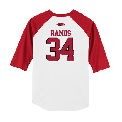 Arkansas - NCAA Softball : jayden ramos - USA Raglan Shirt-1