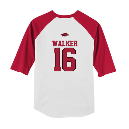 Arkansas - NCAA Softball : Ramsey Walker - USA Youth Raglan T-Shirt-1