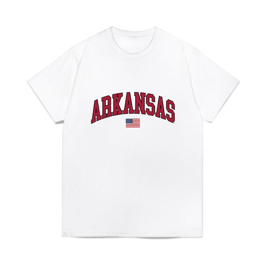 Arkansas - NCAA Softball : Reis Beuerlein - USA Comfort Colors T-Shirt-0