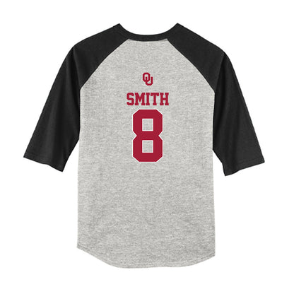 Oklahoma - NCAA Softball : Bella Smith - USA Youth Raglan T-Shirt-1