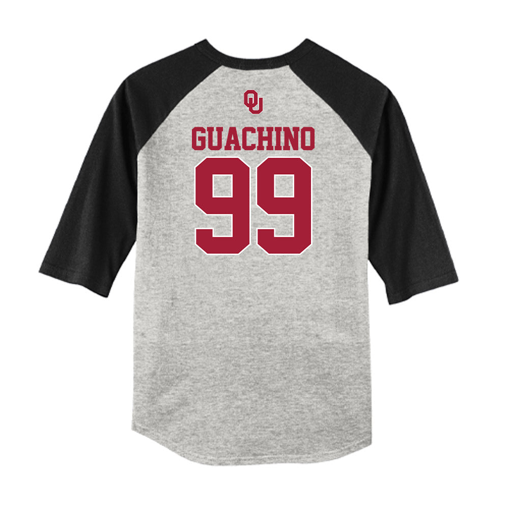 Oklahoma - NCAA Softball : Miali Guachino - USA Raglan Shirt-1