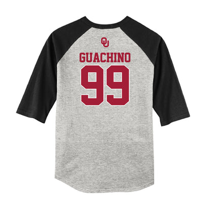 Oklahoma - NCAA Softball : Miali Guachino - USA Raglan Shirt-1