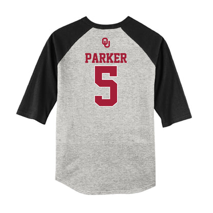 Oklahoma - NCAA Softball : Ella Parker - USA Raglan Shirt-1