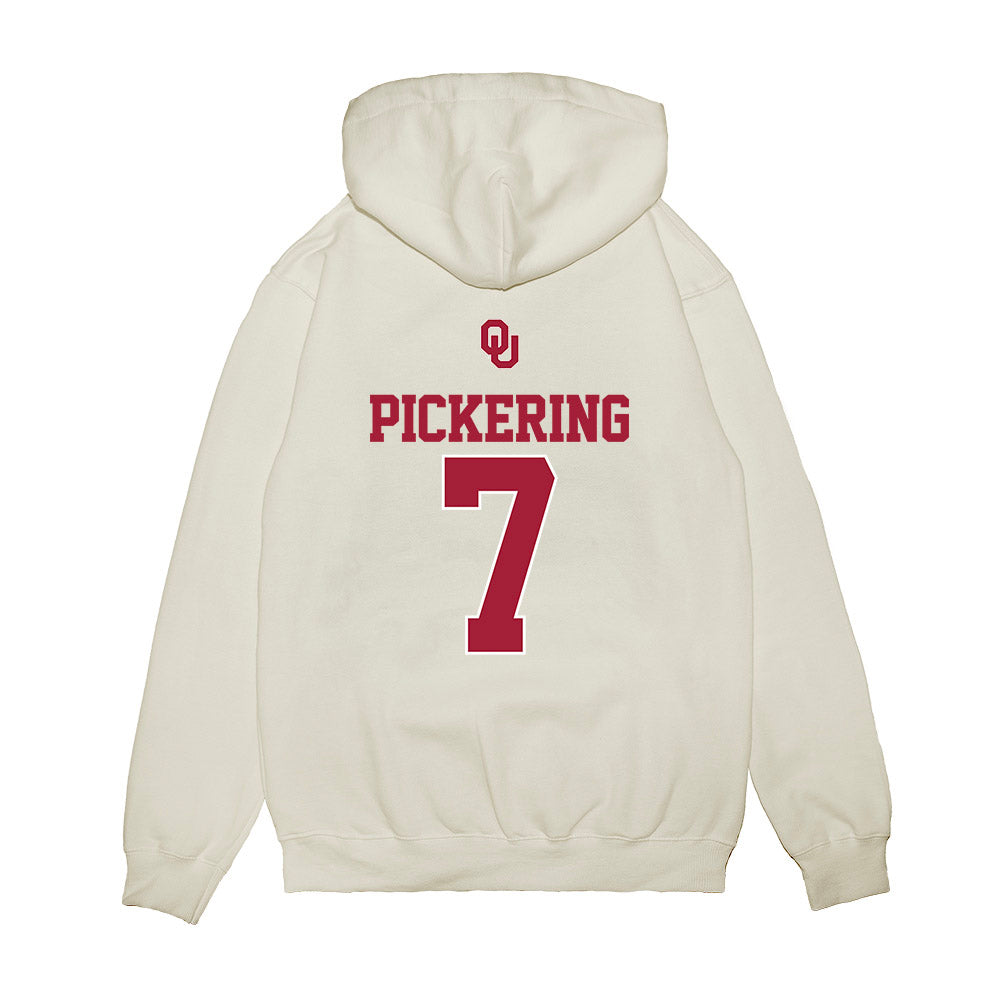 Oklahoma - NCAA Softball : Kasidi Pickering - USA Premium Hooded Sweatshirt-1