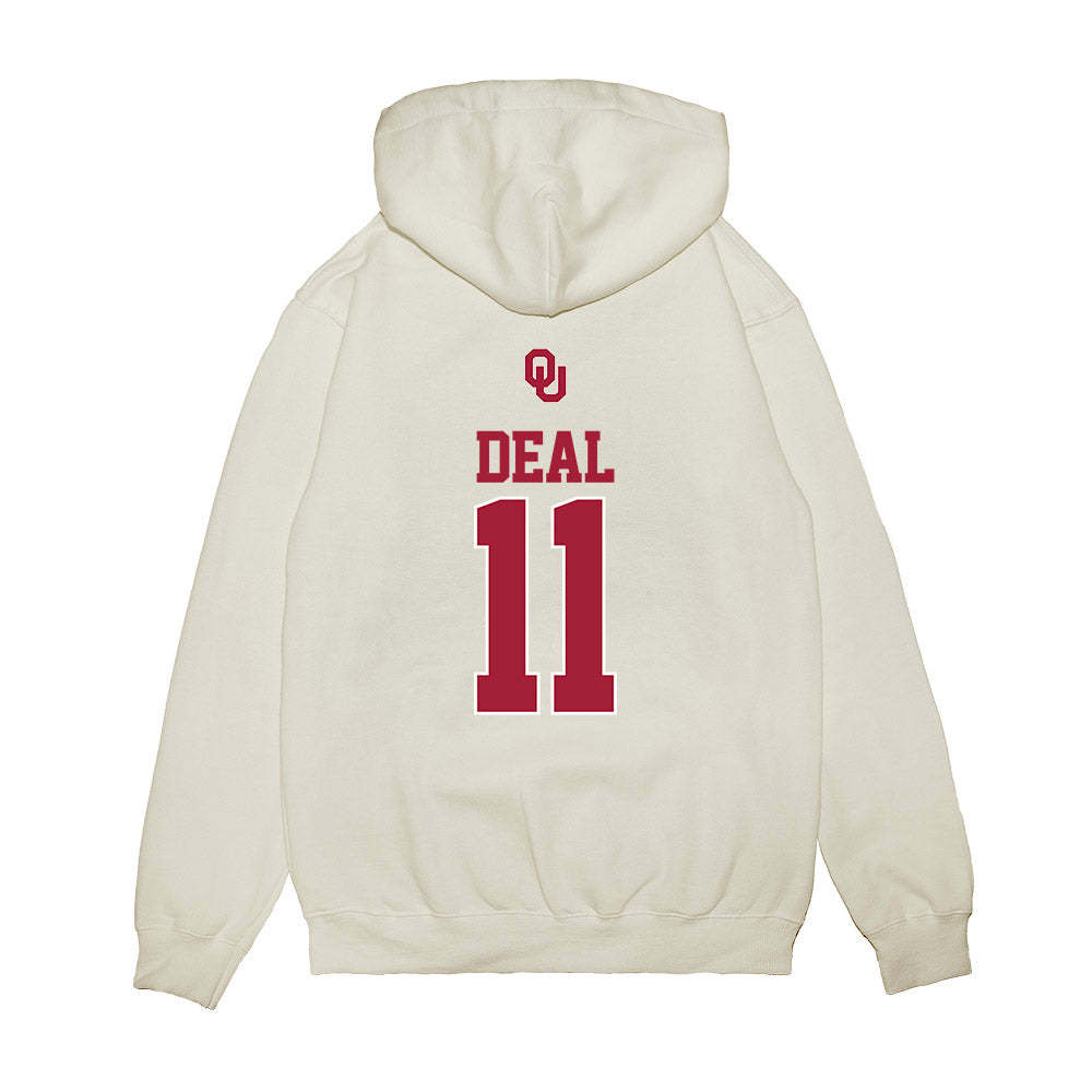 Oklahoma - NCAA Softball : Kierston Deal - USA Premium Hooded Sweatshirt-1