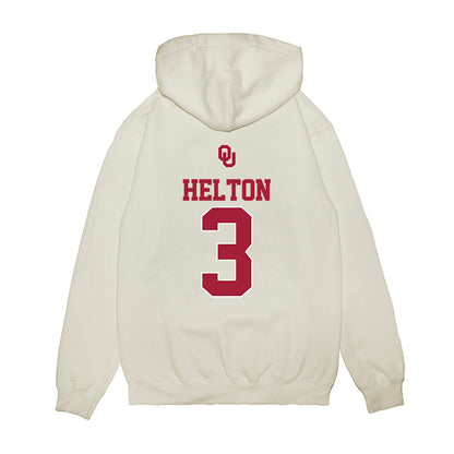 Oklahoma - NCAA Softball : Chaney Helton - USA Premium Hooded Sweatshirt-1