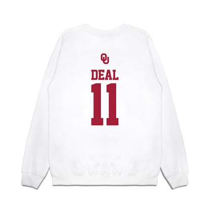 Oklahoma - NCAA Softball : Kierston Deal - USA Premium Crewneck Sweatshirt-1