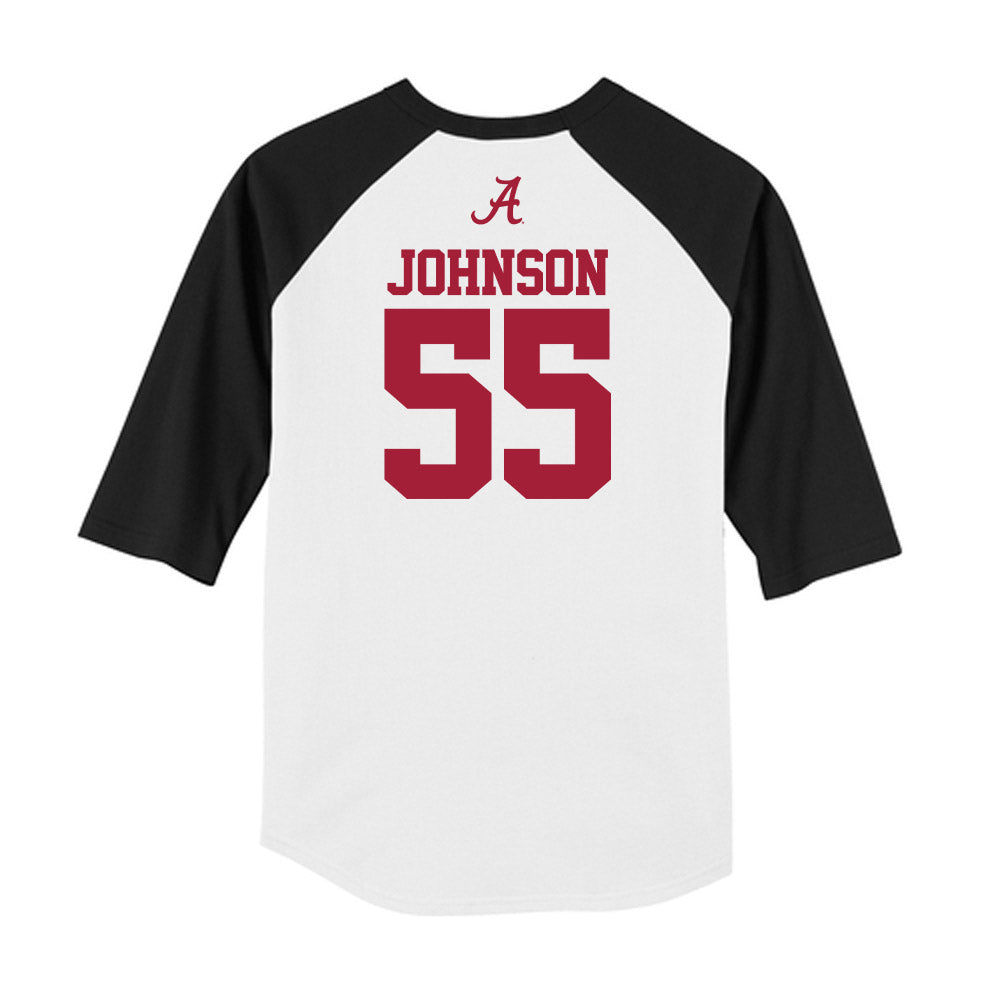 Alabama - NCAA Softball : Alea Johnson - USA Raglan Raglan Shirt-1
