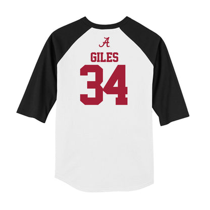 Alabama - NCAA Softball : Marlie Giles - USA Raglan Raglan Shirt-1