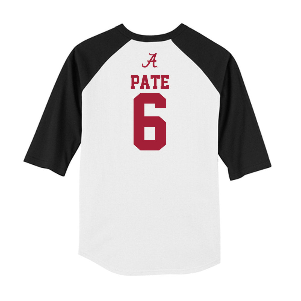 Alabama - NCAA Softball : Kinley Pate - USA Raglan Raglan Shirt-1
