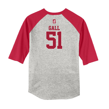 Stanford - NCAA Softball : Ava Gall - USA Raglan Shirt-1