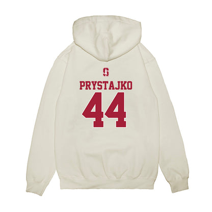 Stanford - NCAA Softball : Zoe Prystajko - USA Premium Hooded Sweatshirt-1
