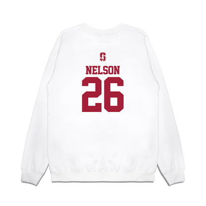 Stanford - NCAA Softball : Taylor Nelson - USA Premium Crewneck Sweatshirt-1