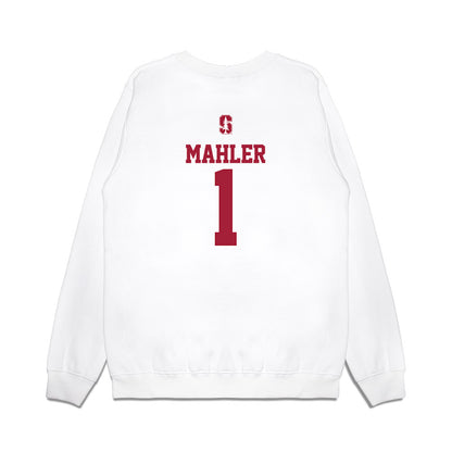Stanford - NCAA Softball : River Mahler - USA Premium Crewneck Sweatshirt-1