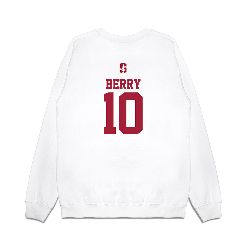 Stanford - NCAA Softball : Jade Berry - USA Premium Crewneck Sweatshirt-1