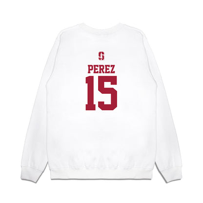 Stanford - NCAA Softball : Mylia Perez - USA Premium Crewneck Sweatshirt-1