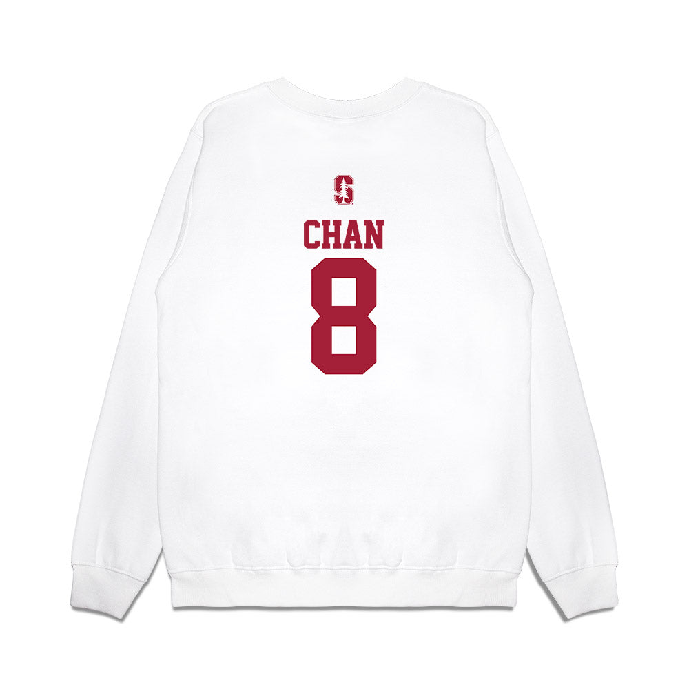Stanford - NCAA Softball : Kyra Chan - USA Premium Crewneck Sweatshirt-1