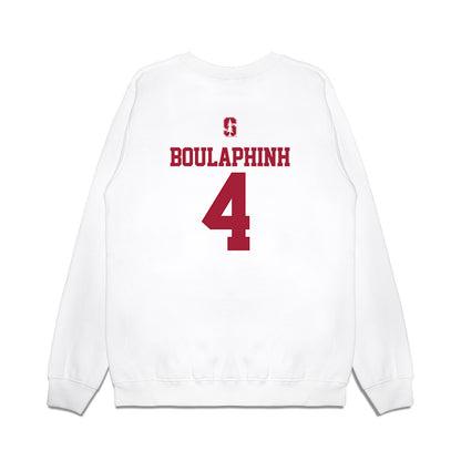 Stanford - NCAA Softball : Sydney Boulaphinh - USA Premium Crewneck Sweatshirt-1