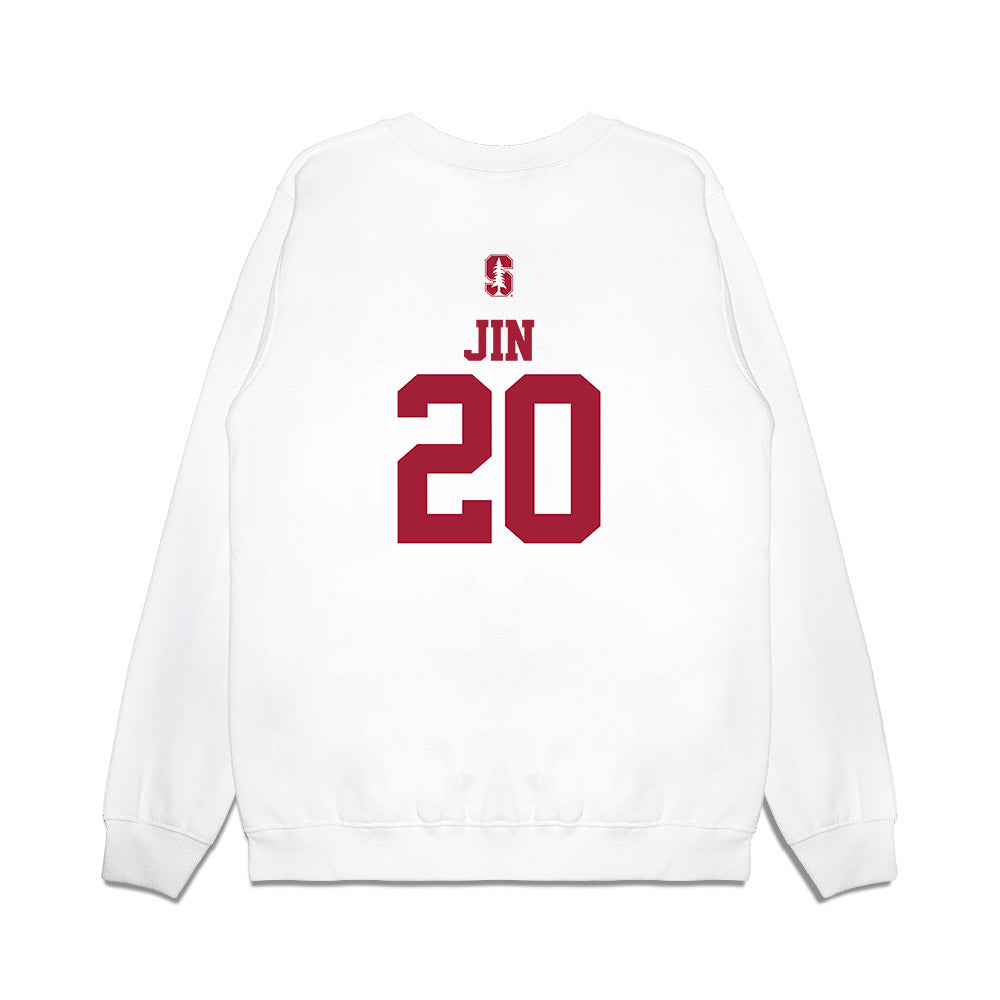 Stanford - NCAA Softball : Sophia Jin - USA Premium Crewneck Sweatshirt-1