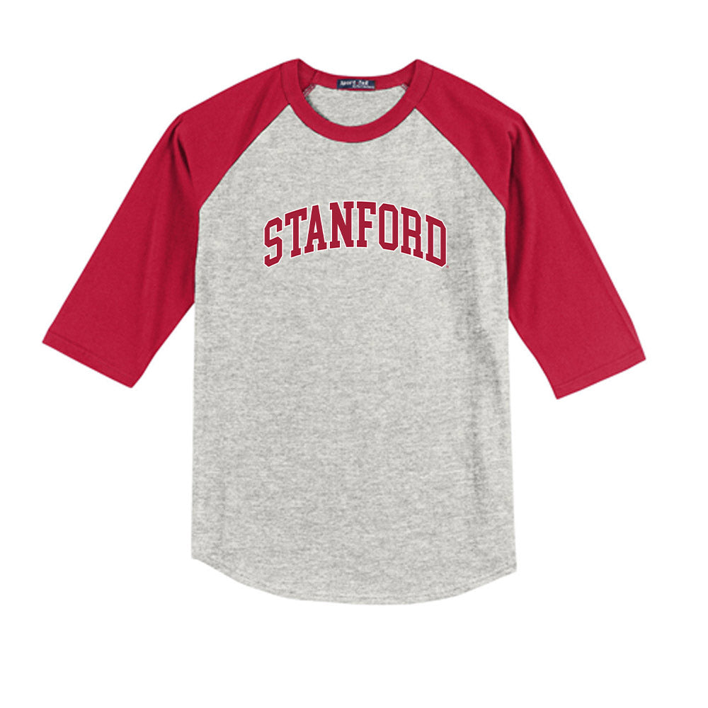 Stanford - NCAA Softball : Joie Economides - USA Youth Raglan T-Shirt-0