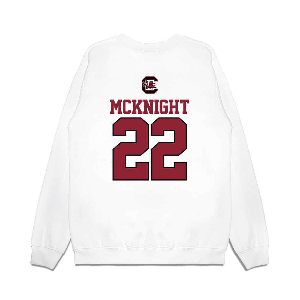 South Carolina - NCAA Softball : Nia Mcknight - USA Premium Crewneck Sweatshirt-1