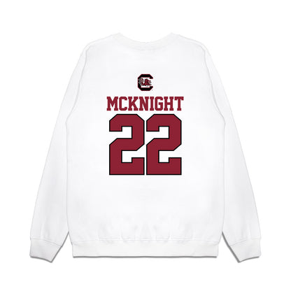 South Carolina - NCAA Softball : Nia Mcknight - USA Premium Crewneck Sweatshirt-1